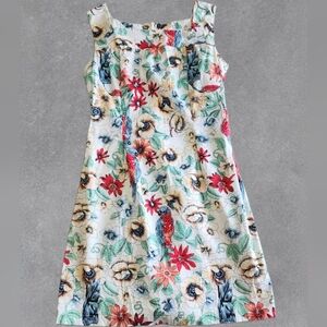 Derek Heart Tropical Sleevless Dress Size Medium